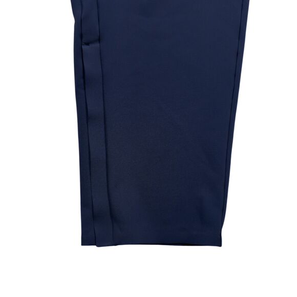 Athleta Metropolis Straight Leg Pants Women's Navy Blue Stretch Joggers Size 10 - Picture 12 of 13